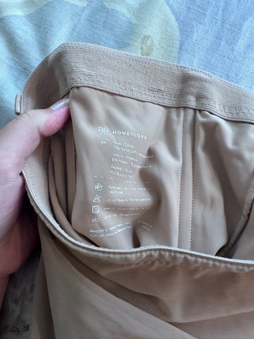 Honey Love High-Waist Nude Shaping Shorts